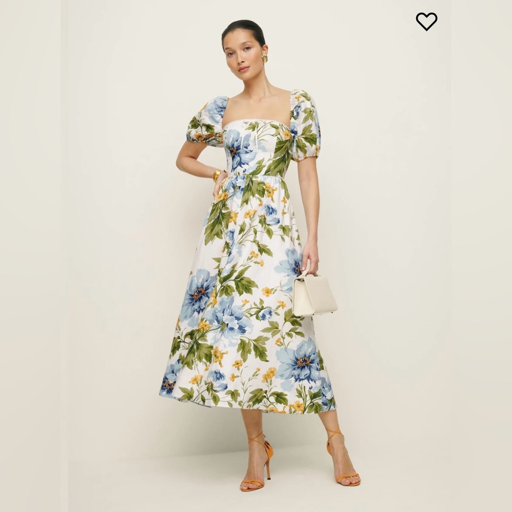 Marella Linen Dress in Botanist print - 0